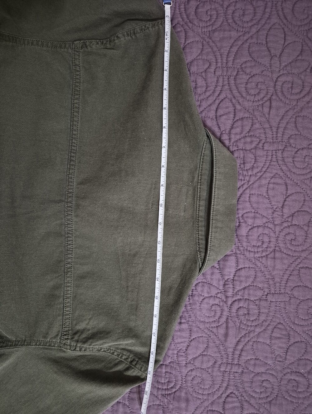 Juniors' SO Military-Style Cropped Utility Jacket in Olive/army green shade; NWT - Picture 7 of 10